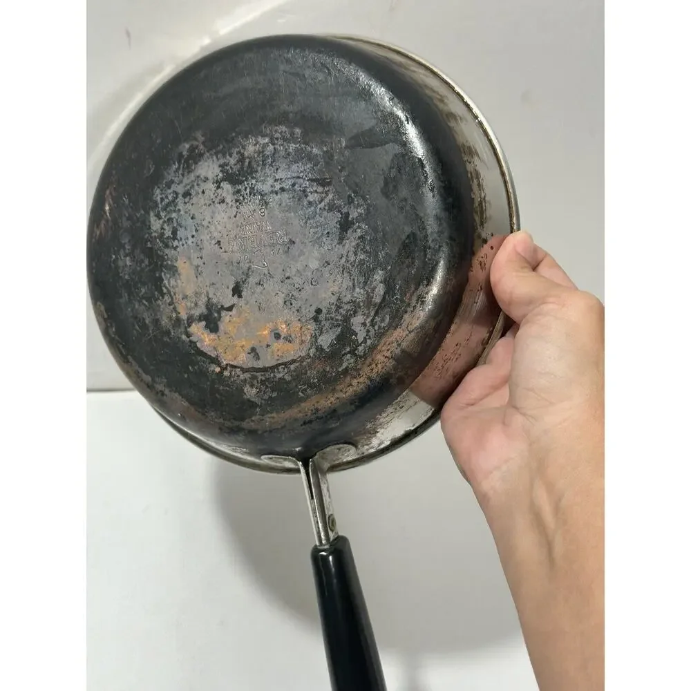 Vintage Revere Ware Copper Clad 8